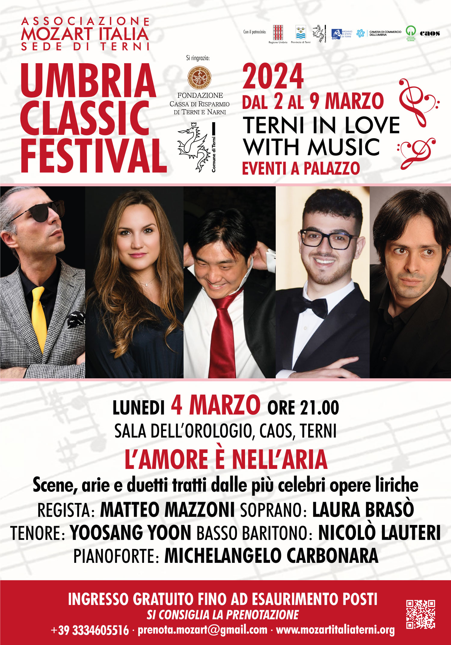 L’AMORE È NELL’ARIA. Scenes, arias and duets taken from the most famous operas