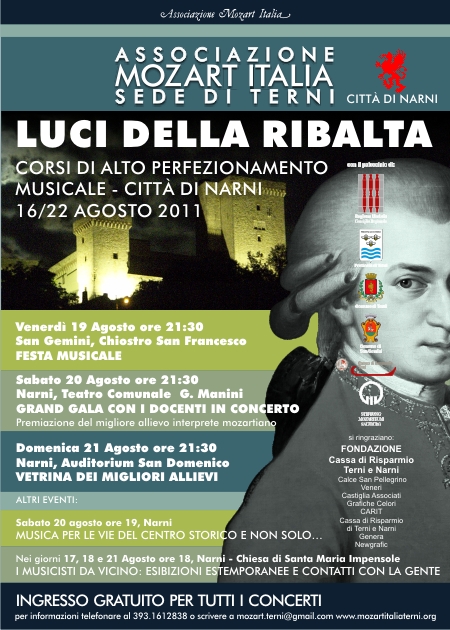 manifesto concerti corso agosto 2011