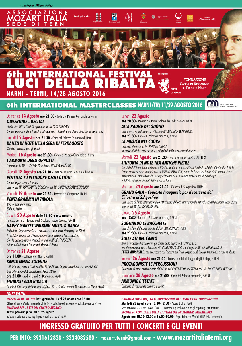 luci della ribalta 2016